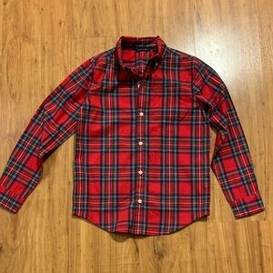 Janie and Jack Vibrant Plaid Shirt